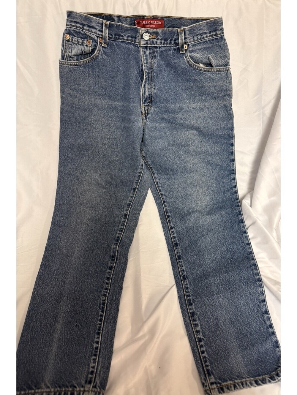 VTG Levi's 550 Classic Relaxed Fit Jeans Women's 12 MIS M High Rise 32x28